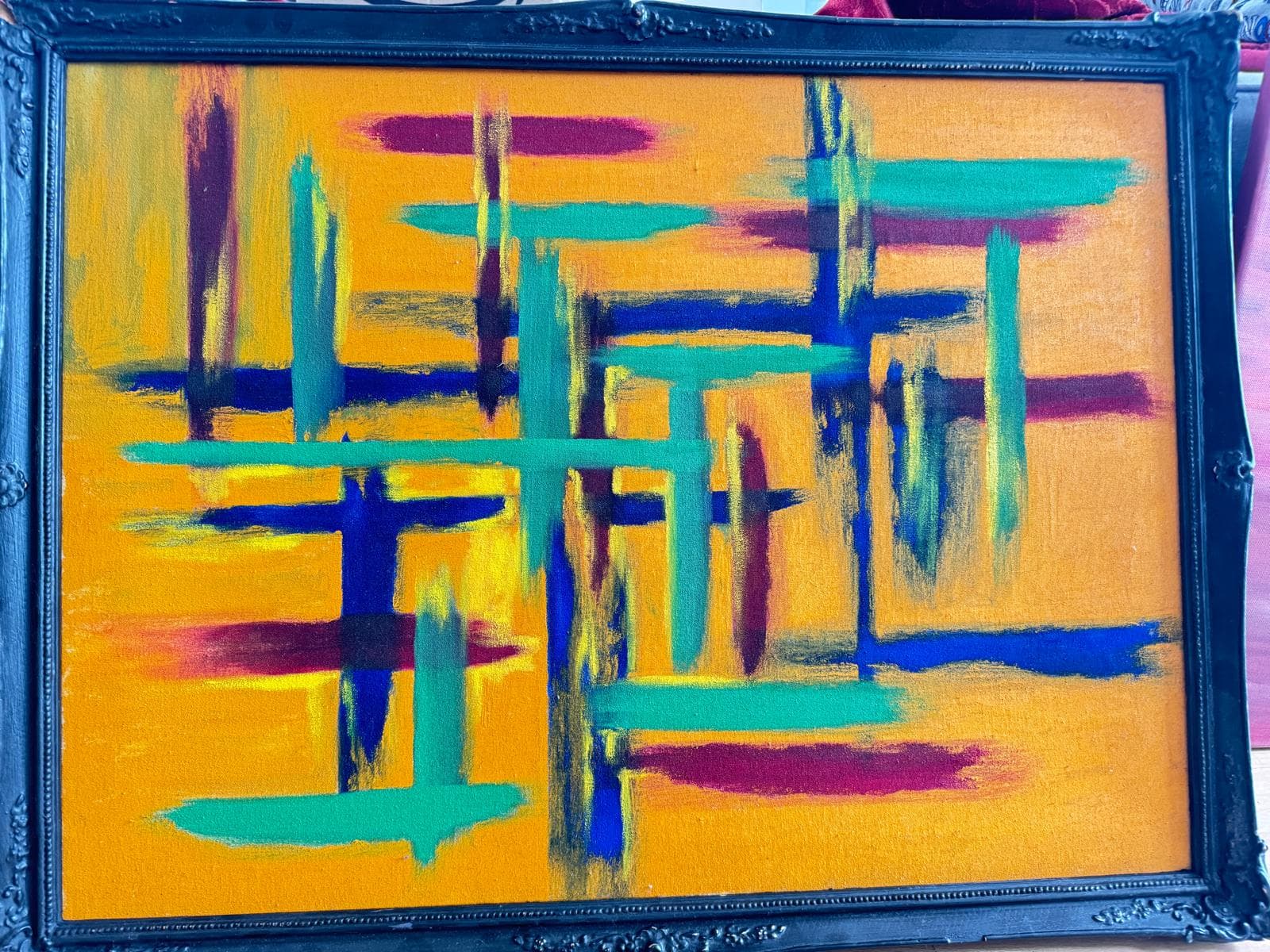 A painting by Kanage Kanyamanza