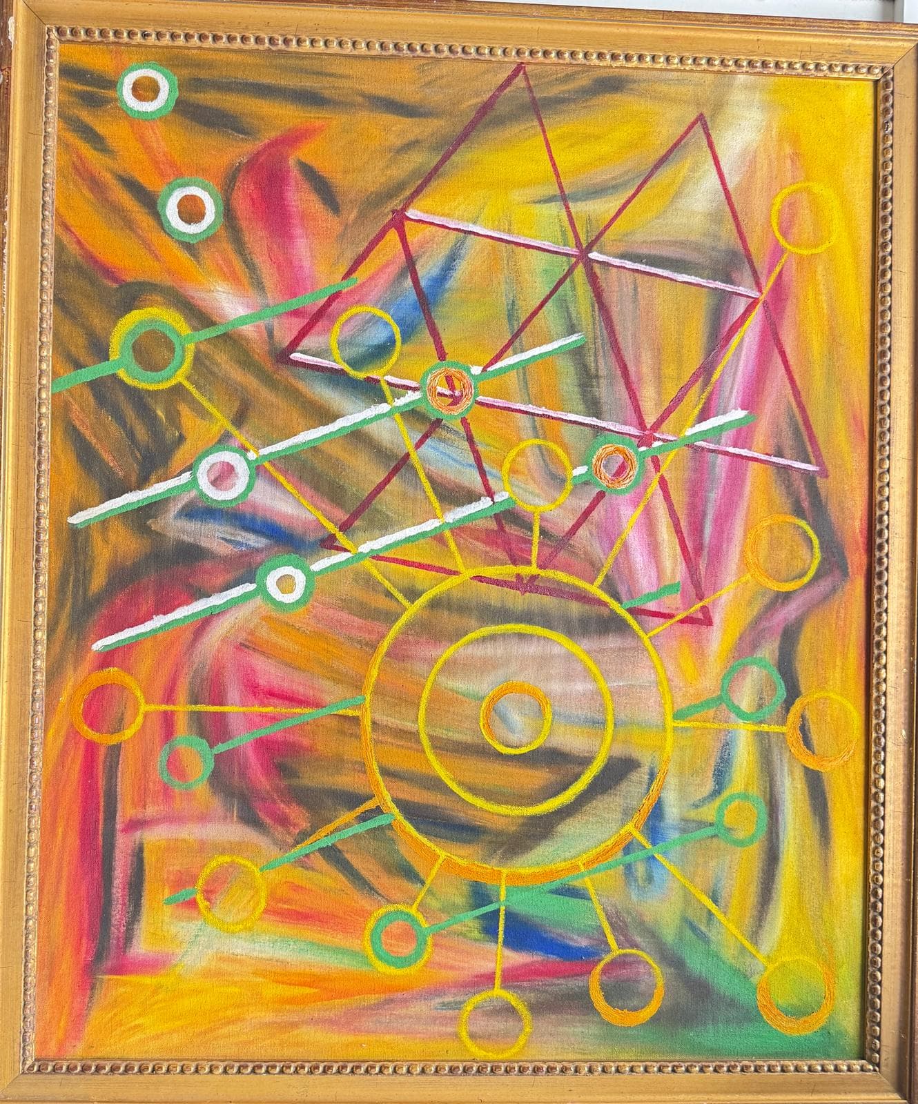 A painting by Kanage Kanyamanza